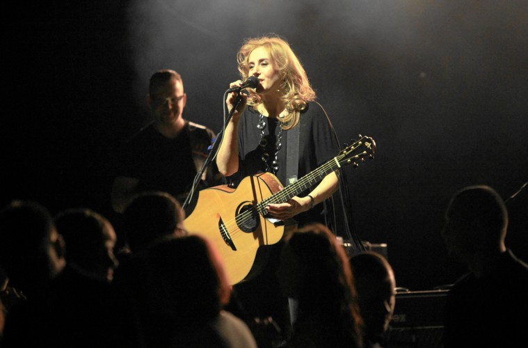 Edyta Bartosiewicz podczas koncertu w łódzkiej 'Wytwórni' (19.01.2013)