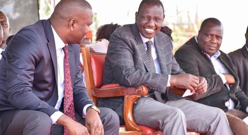 DP WIlliam Ruto with Ex-Sports CS Rashid Echesa