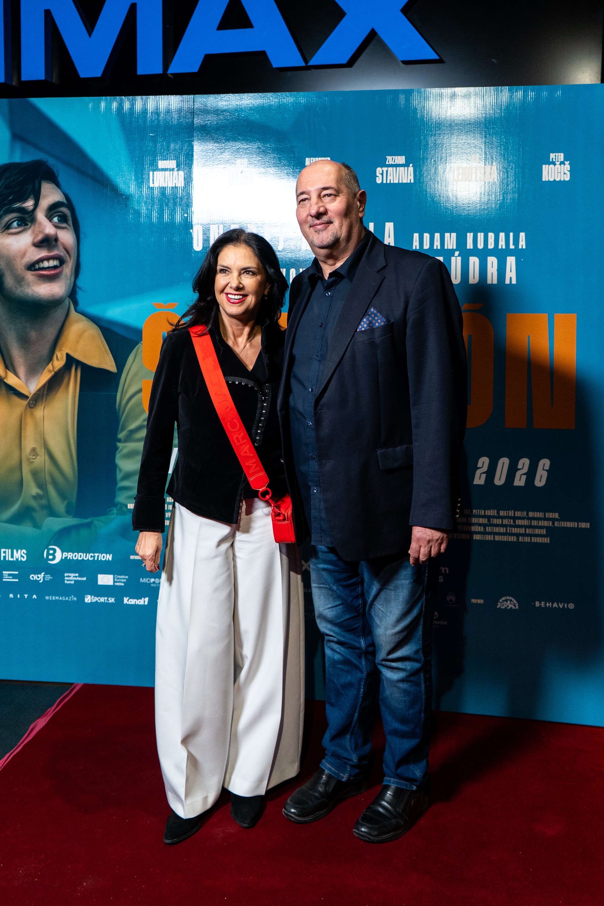 Premiéra filmu Šampión - Iveta a Martin Malachovskí.