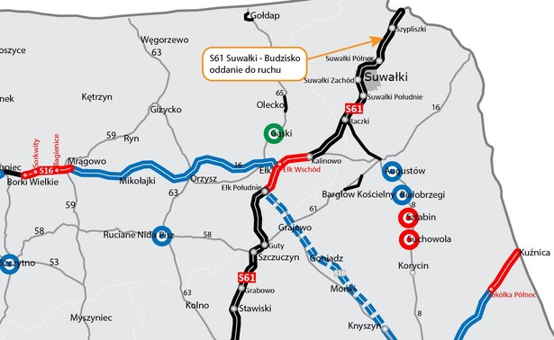 Via Baltica S61 już łączy Polskę z Litwą