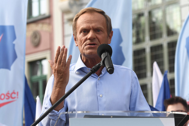 Donald Tusk w Gdański