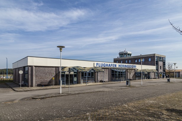 Budynek lotniska Heringsdorf