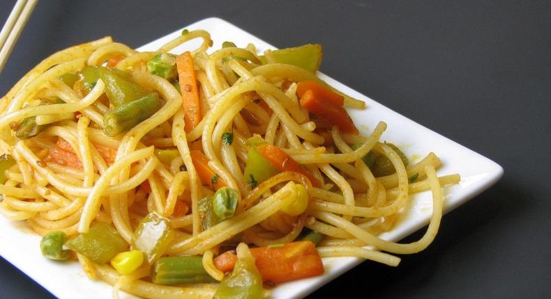 Vegetable noodles