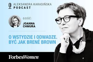 Podcast Forbes Women. Joanna Chmura, Brené Brown, psychologia