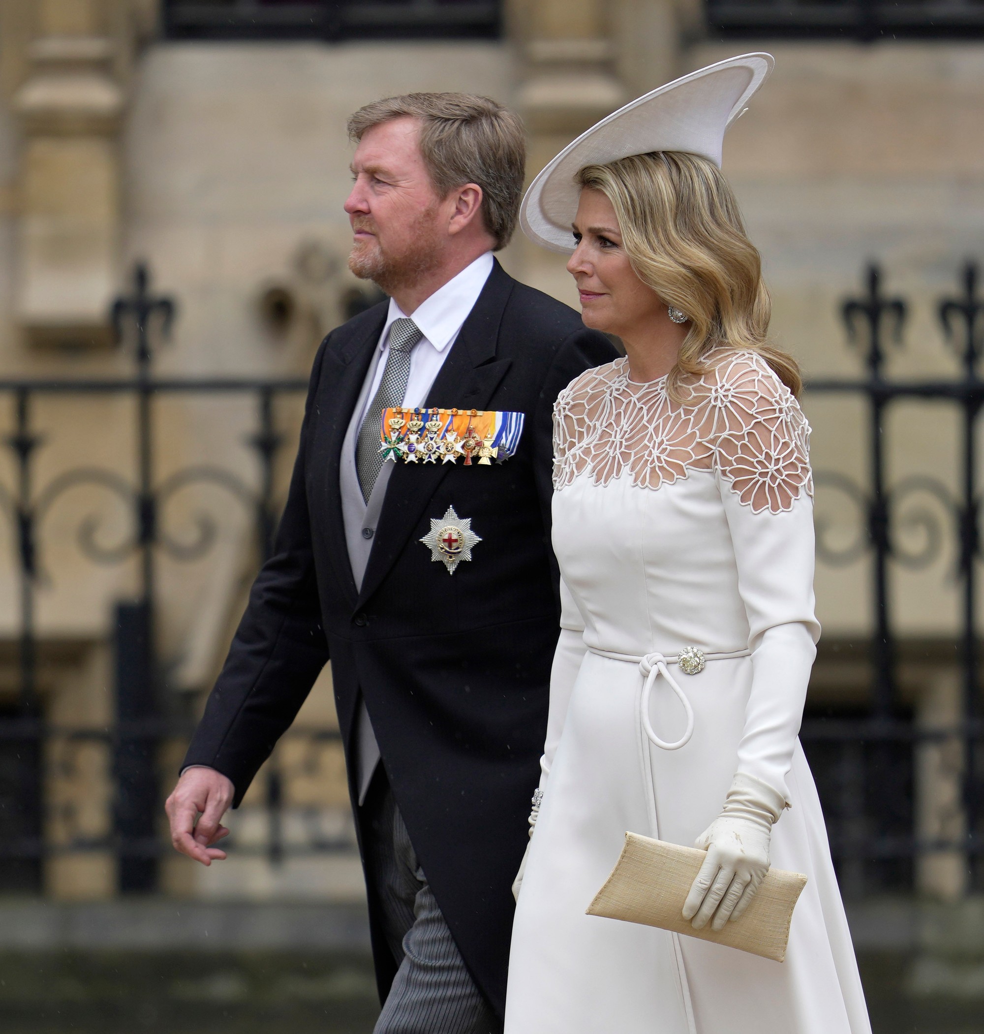 Holandský kráľ Willem-Alexander s manželkou.
