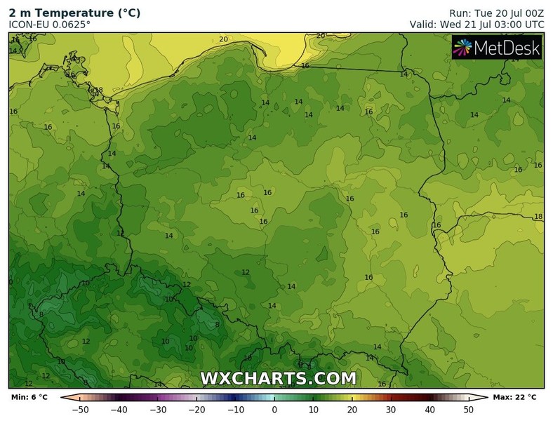 Noc będzie chłodna, zwłaszcza w górach