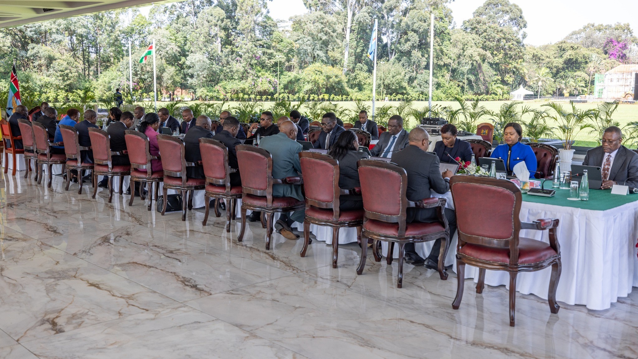 President William Ruto chairs a Cabinet meeting at State House, Nairobi.