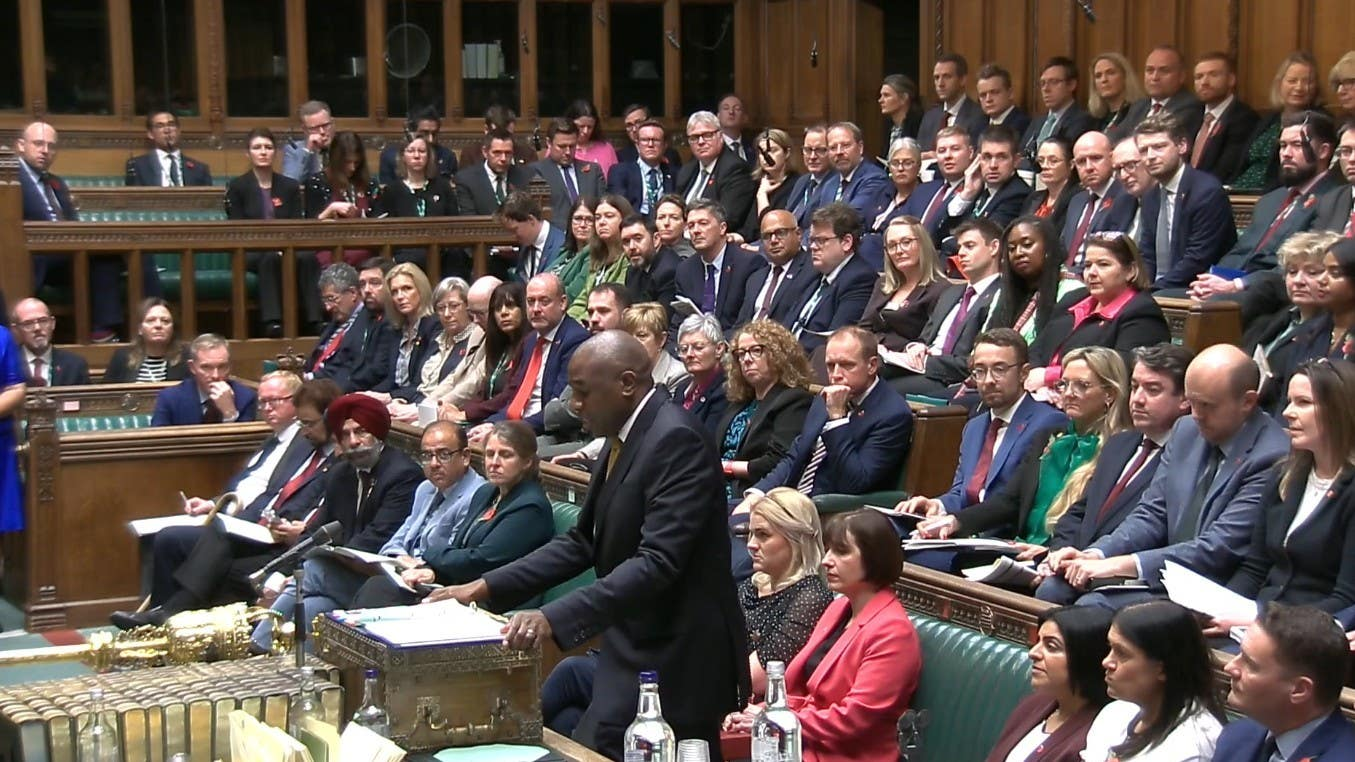Lammy makes history as first Black politician to lead PM's Questions