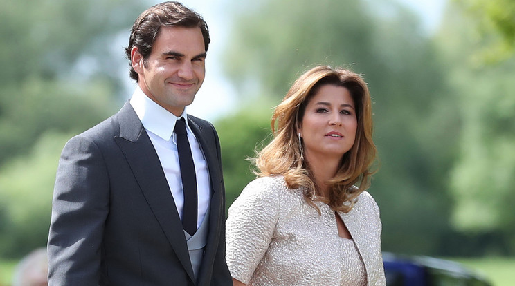 Federer nejével, Miroslava
Vavrineccsel érkezett /Fotó: Northfoto
