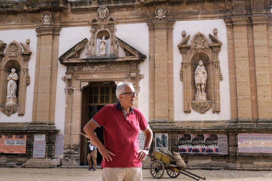 Marco Bellocchio na planie filmu "Zdrajca"