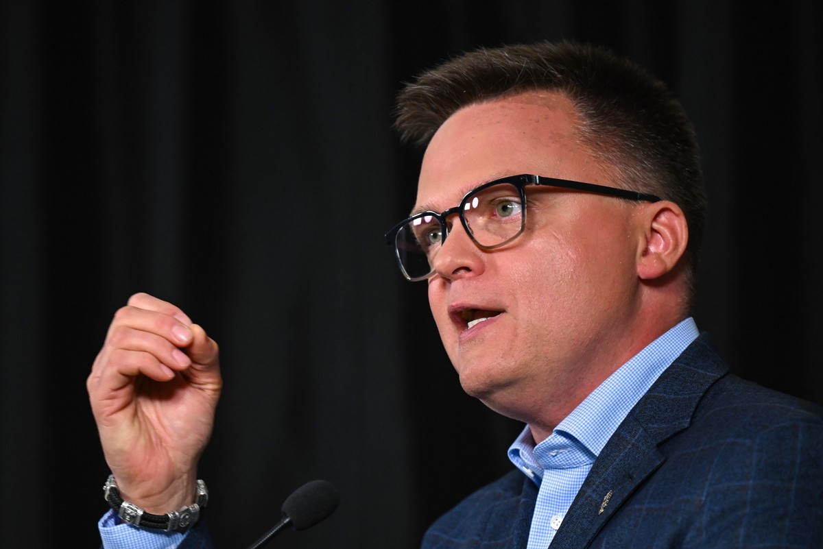 Kandydat Trzeciej Drogi w zbliżających się wyborach prezydenta RP, marszałek Sejmu Szymon Hołownia.