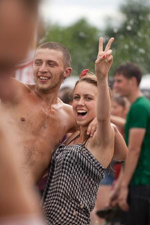 Poranna toaleta na Przystanku Woodstock nikomu niestraszna