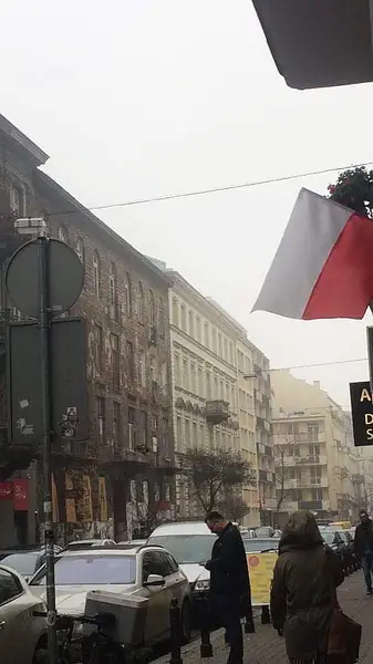 (Zdjęcie wykonane tuż przed moim zatrzymaniem)