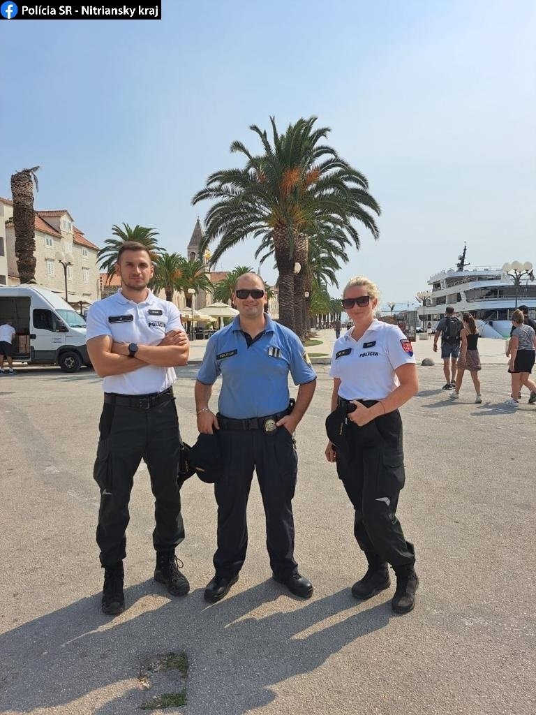Slovenská polícia hliadkuje aj v Chorvátsku. 