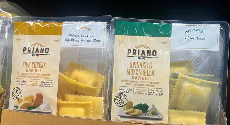 The Priano ravioli is one of my favorite things to buy at Aldi.Dajha Zamot
