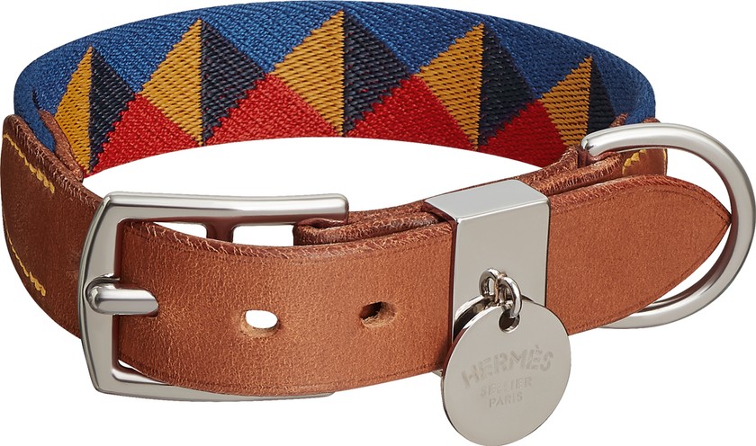 Hermès: Hundehalsband mit «Clou Médor»-Motiv, vier Grössen, für 660 Franken.