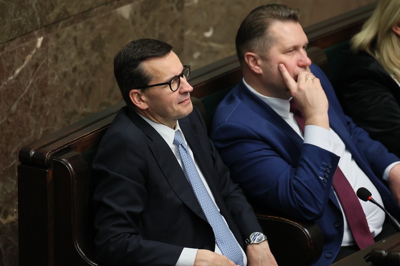 Mateusz Morawiecki i Przemysław Czarnek