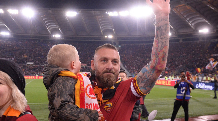 De Rossi 18 év után hagyta el az AS Romát /Fotó: Northfoto