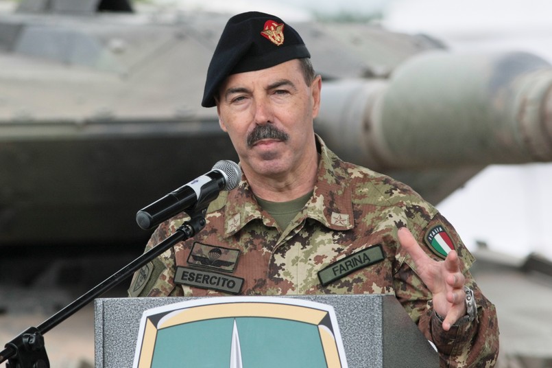 Dowódca Sojuszniczego Dowództwa Sił Połączonych gen. Salvatore Farina