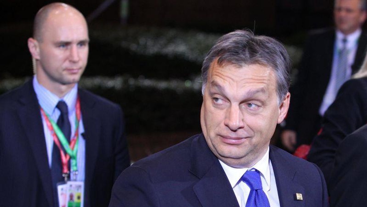 Viktor Orban dziwna mina