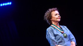 Awantura przed spektaklem Joanny Szczepkowskiej. To za te słowa miała przeprosić