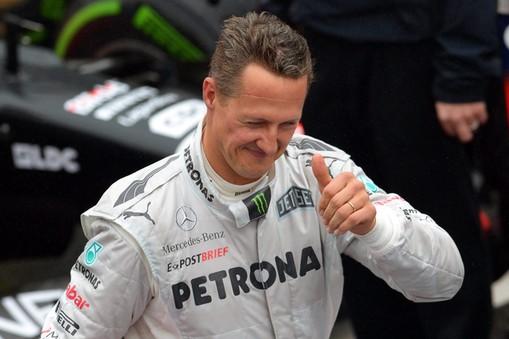 Michael Schumacher, spiaczka