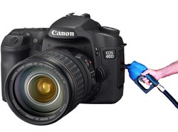 Paliwo zamiast baterii w DSLRach Canona