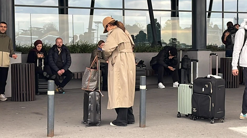 Nataša Ninković na aerodromu