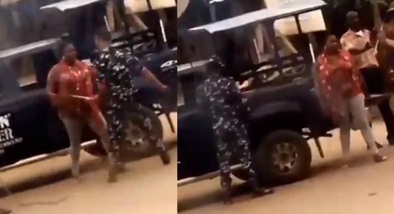 Nigerian police flog poor woman in public so mercilessly that IGP could not believe his eyes (video)