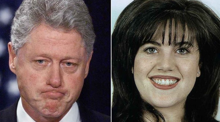 Bill Clinton és Monica Lewinsky régen