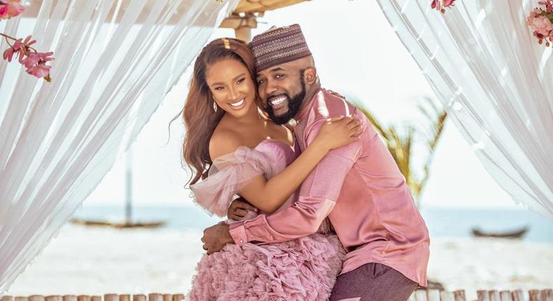 Banky and Adesua met online [Instagram]