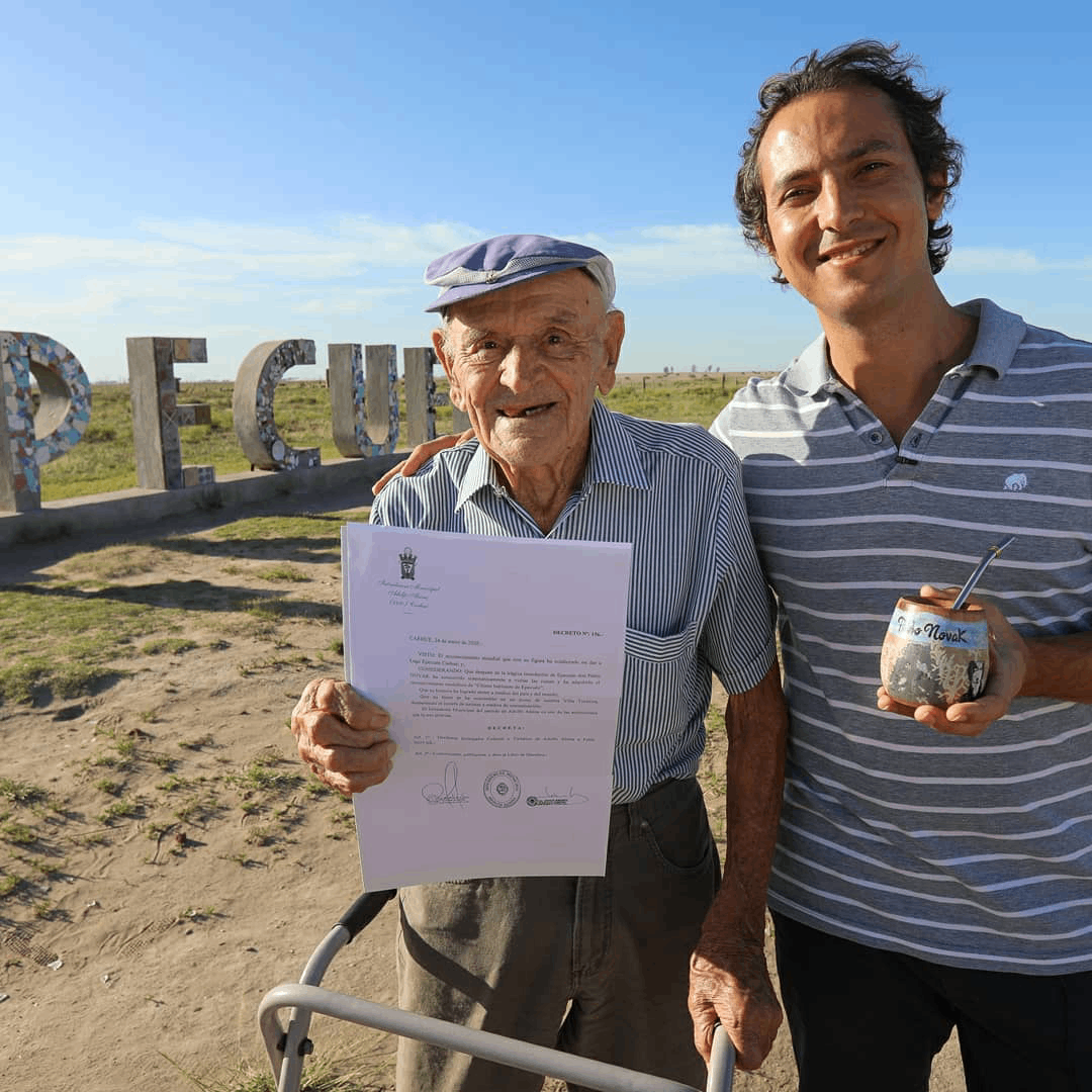 Pablo Novak a jeho život v ruinách mesta Epecuén.