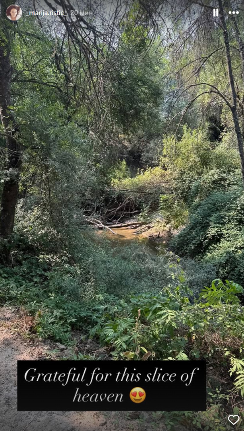 Rođena sestra Jelene Đoković uživa u prirodi