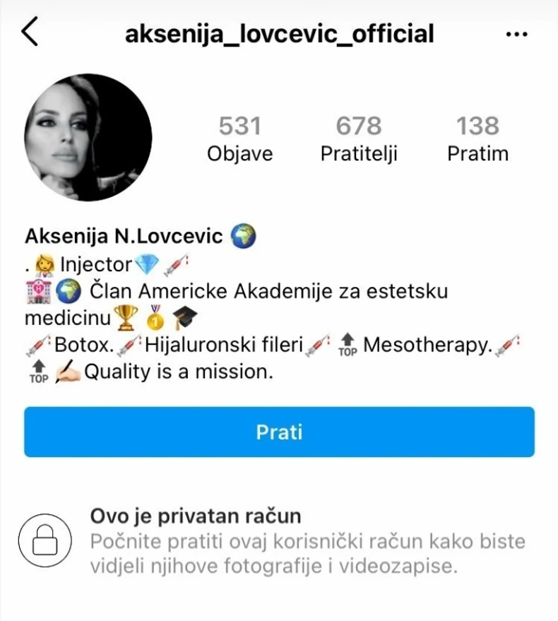 Nadrilekarka Aksenija Lovčević
