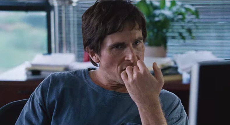 Christian Bale as Michael Burry in The Big Short.