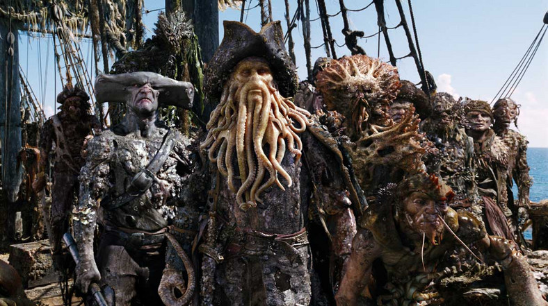 Bill Nighy jako Davy Jones w "Piratach z Karaibów"