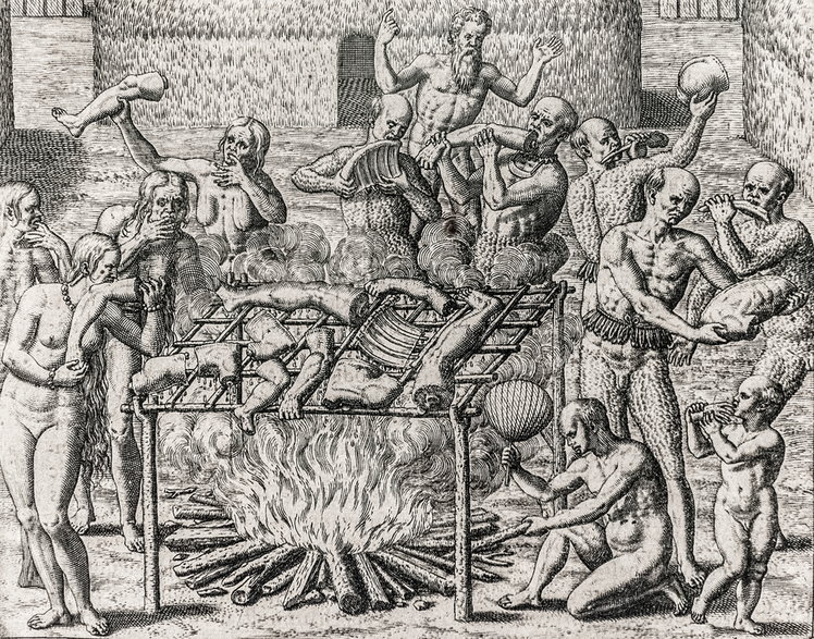 Kanibalizm w Brazylii w roku 1557 według opisu Hansa Stadena