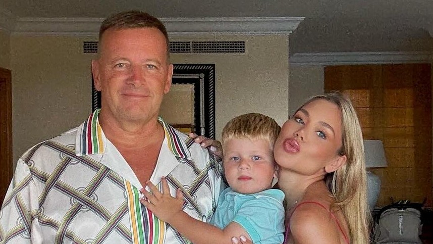 Boris Kollár, Laura Vizváryová a ich syn Abner.