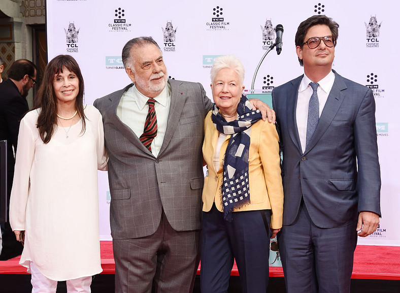 Talia Shire, Francis Ford Coppola, Eleanor Coppola, Roman Coppola