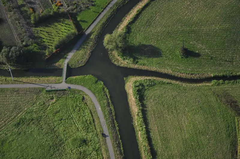 Skrzyżowanie rzek w Wągrowcu / fot. wagrowiec.pl