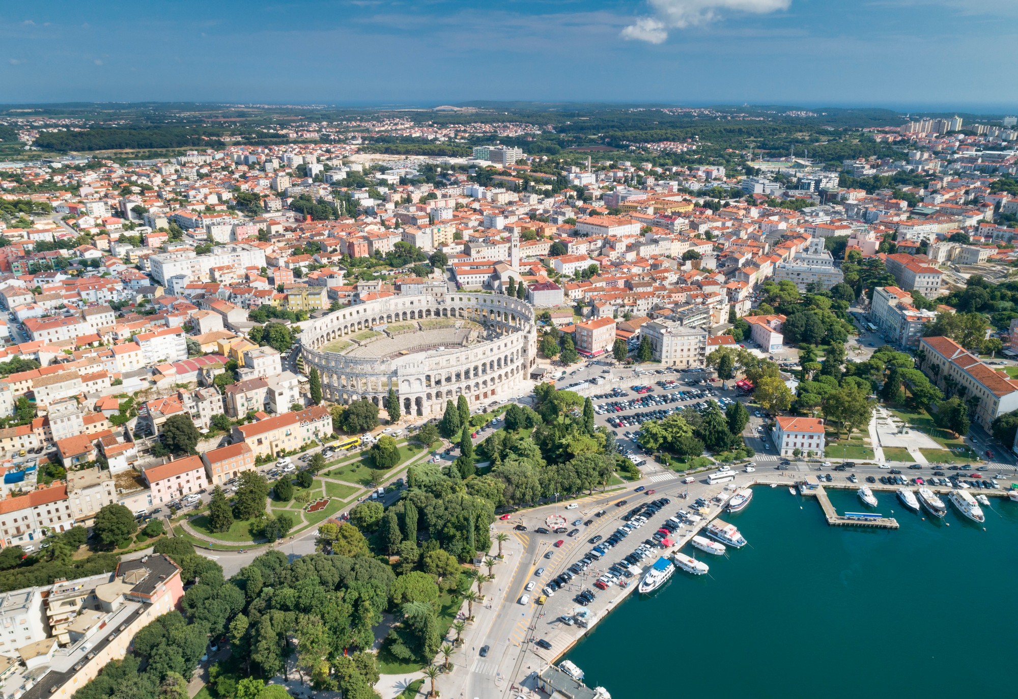 Chorvátske mesto Pula (ilustračné foto).