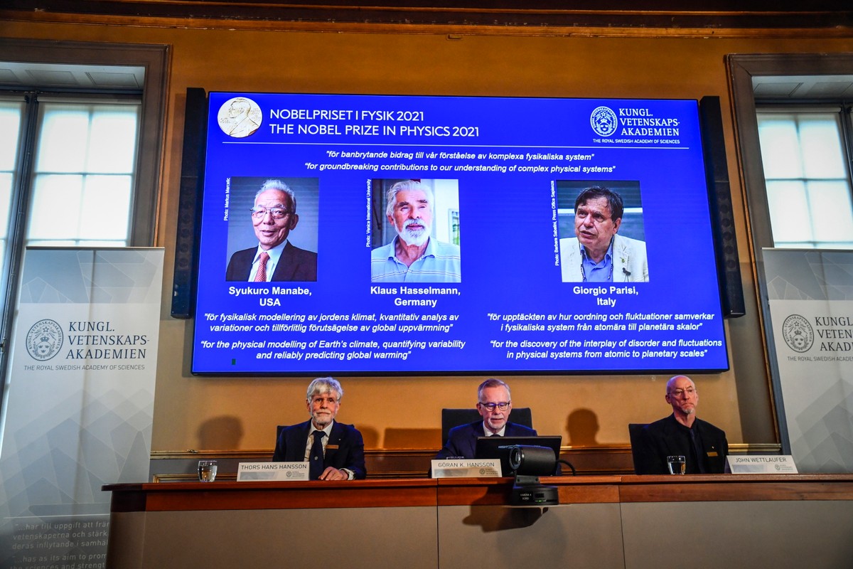 Syukuro Manabe, Klaus Hasselmann i Giorgio Parisi