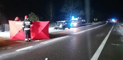 Makabryczny wypadek na Podlasiu. Mężczyznę potrąciły dwa pojazdy