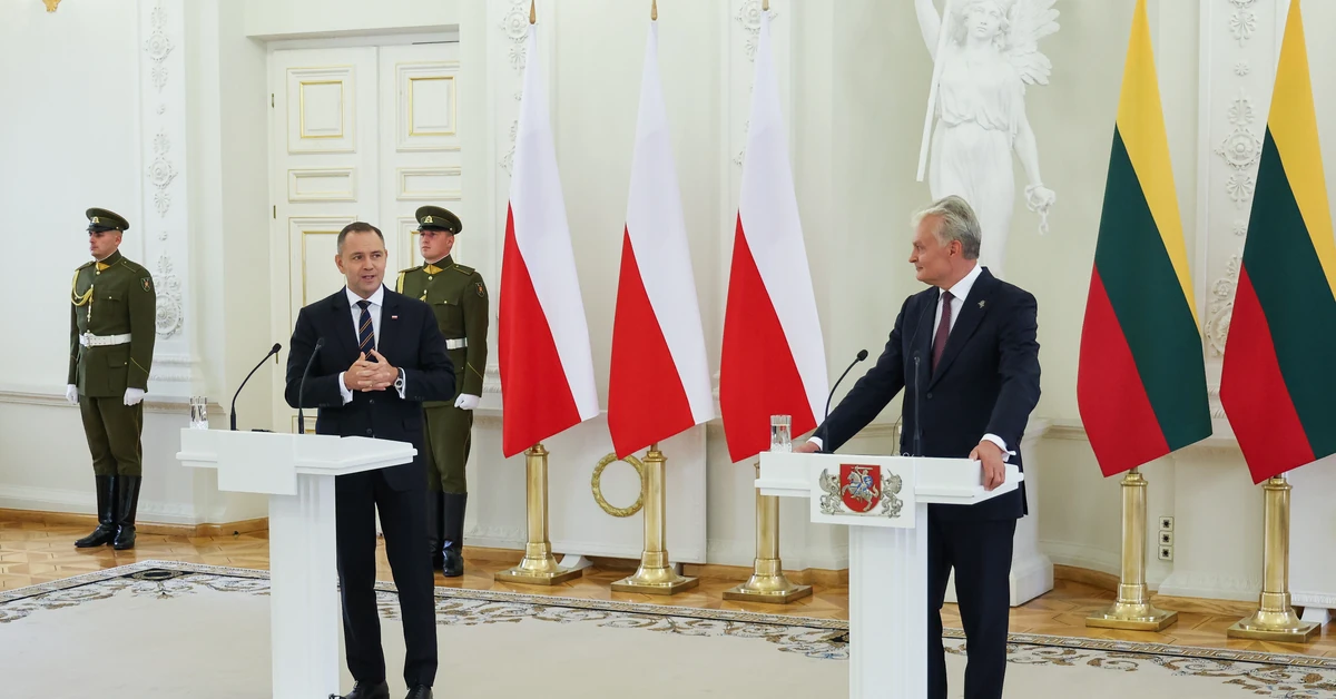 Nawrocki w Wilnie. Rozmowy z Nausedą, w tle Rosja i bezpieczeństwo wschodniej flanki NATO