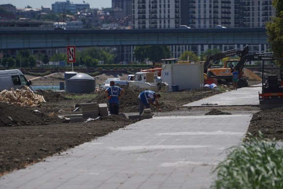 (FOTO) Uređenje leve obale Save ulazi u završnu fazu, evo kada se očekuje kraj radova