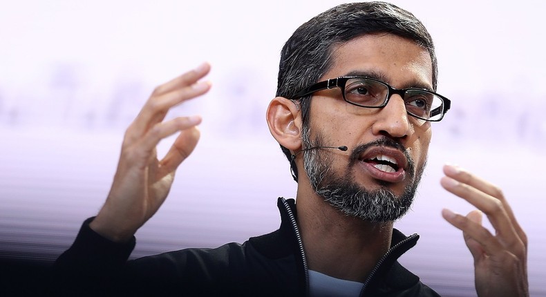 Google CEO Sundar Pichai.