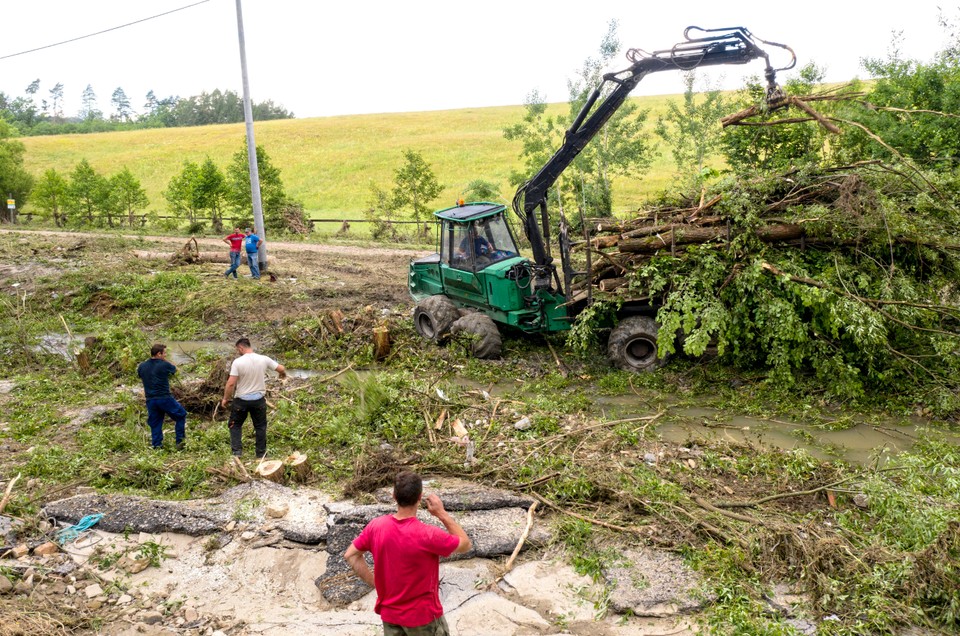 Tarnawka, zniszczenia po nawałnicy