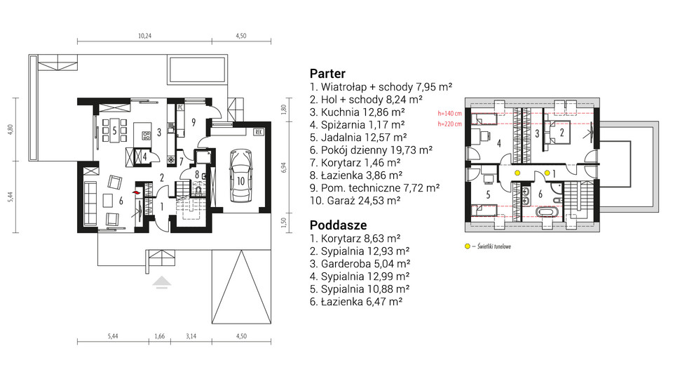 Mini 5 G1 PLUS - plan pomieszczeń 