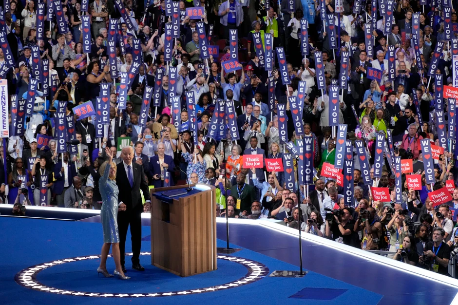 Džo i Džil Bajden na DNC 19. avgusta