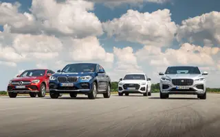 Jaguar F-Pace D200 w porównaniu z rywalami z Niemiec